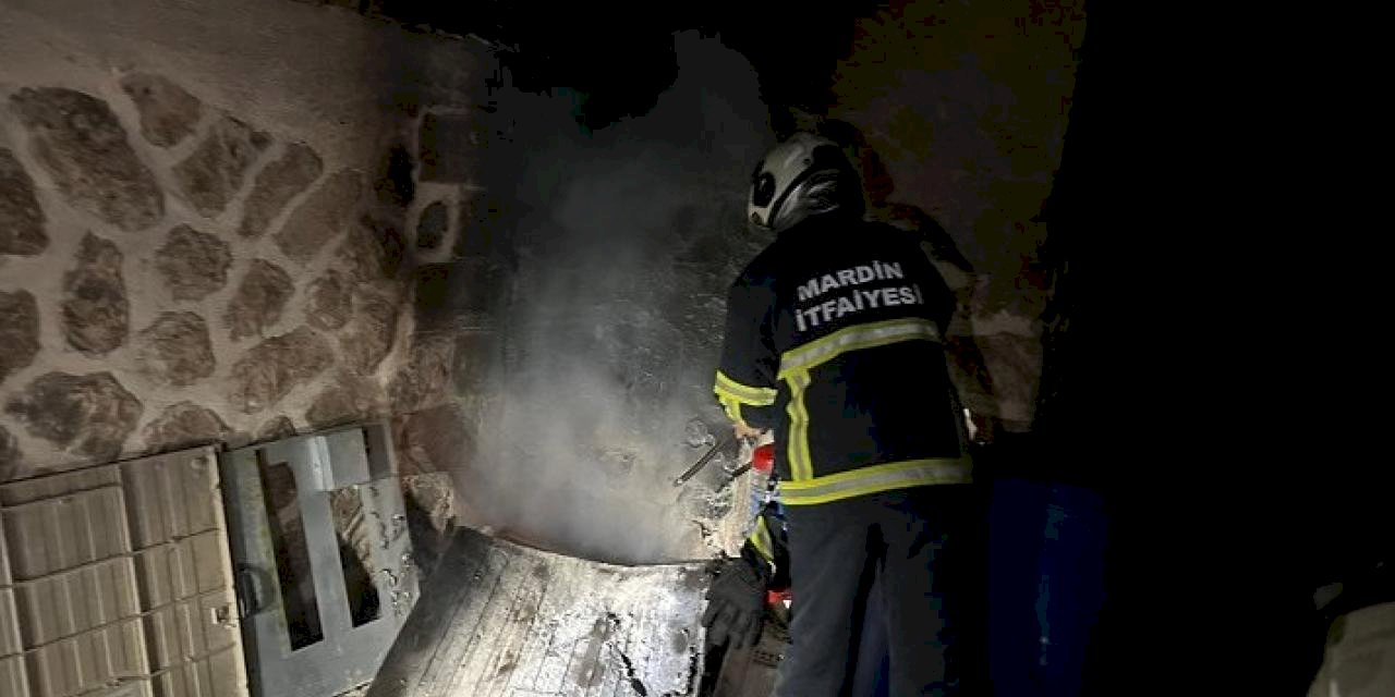 Mardin İtfaiyesi 9 ayda fazla mesai yaptı