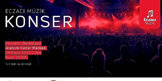 Yenişehir Belediyesi Eczacı Müzik konserine Ev Sahipliği Yapıyor