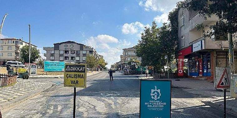 Darıca Aşık Veysel Caddesi Asfaltlandı