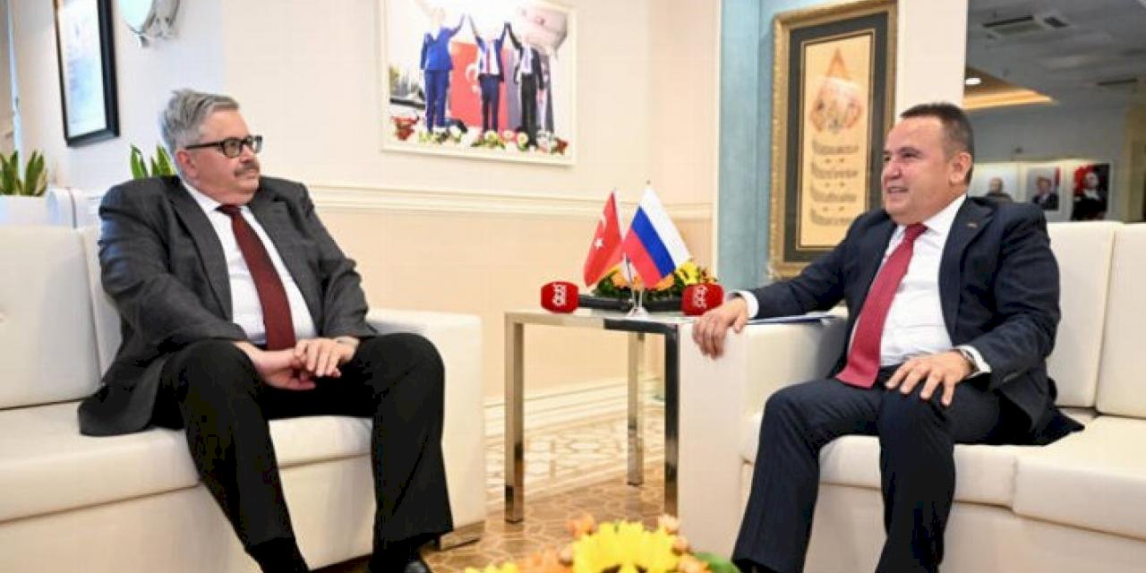 Rusya Büyükelçisi’nden Başkan Böcek’e ziyaret