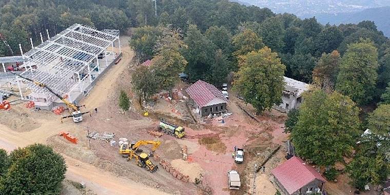 Kuzuyayla'daki Sosyal Alanlarda Hummalı Çalışma