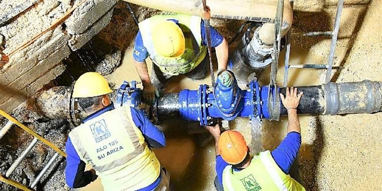 KOSKİ'den 4 farklı noktada eşzamanlı vana değişim çalışması