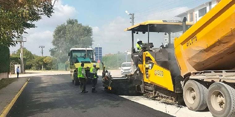 Kartepe Fevzi Çakmak Caddesi Asfaltlandı