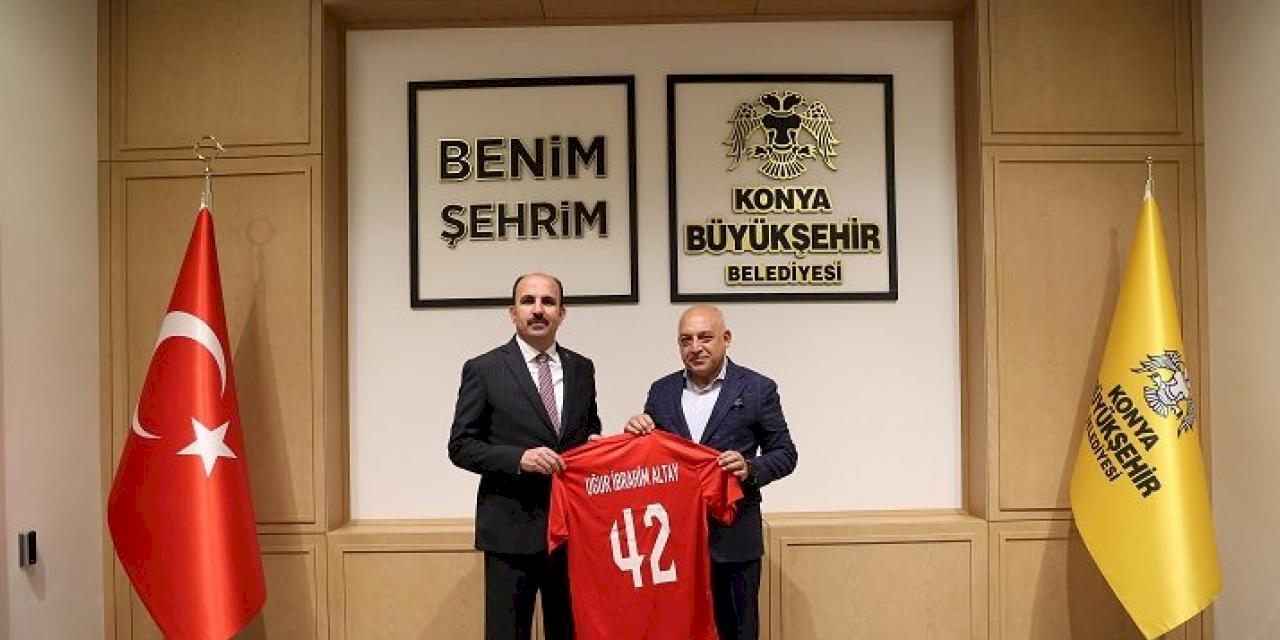 TFF Başkanı Büyükekşi'den Konya Büyükşehir'e ziyaret