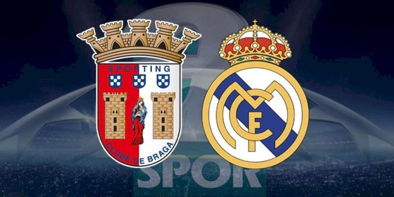 Braga Real Madrid maçı ne zaman, saat kaçta? Hangi kanalda CANLI yayınlanacak? | UEFA Şampiyonlar Ligi