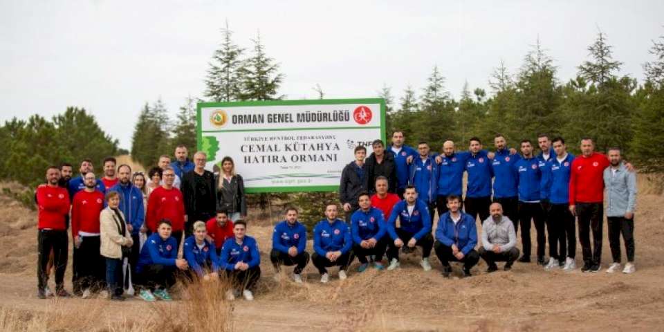 Cemal Kütahya Hatıra ormanı için fidanlar dikildi