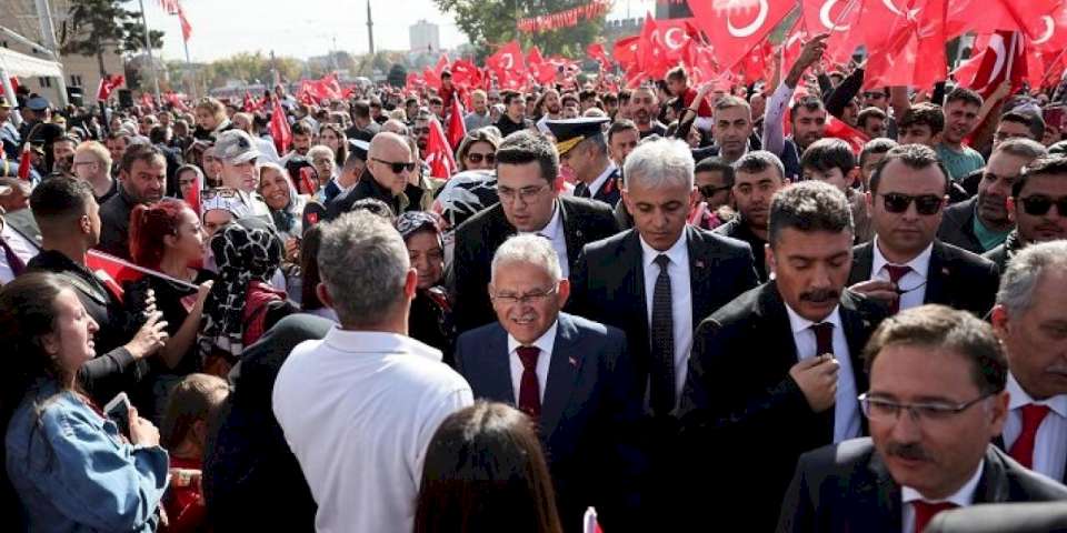 Kayseri'de 29 Ekim coşkusu
