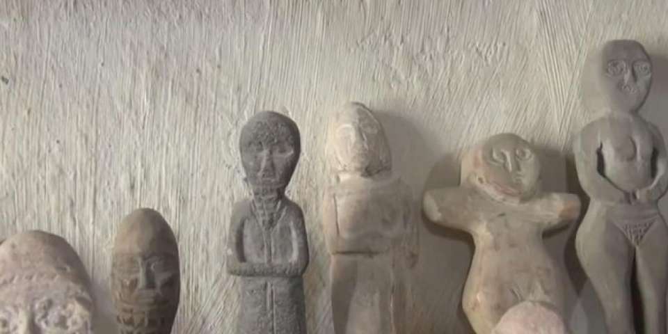 Suriyeli arkeolog taşları sanata dönüştürüyor