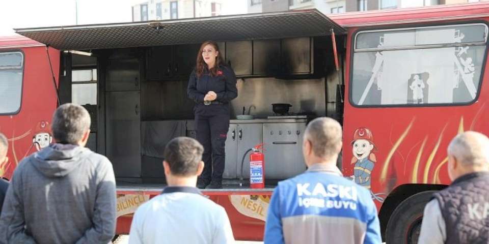 KASKİ personeline yangın güvenliği eğitimi