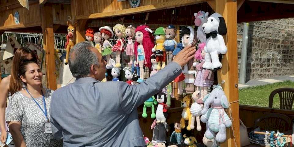 Kayseri Talas'ta maharetli eller misafirlerini bekliyor