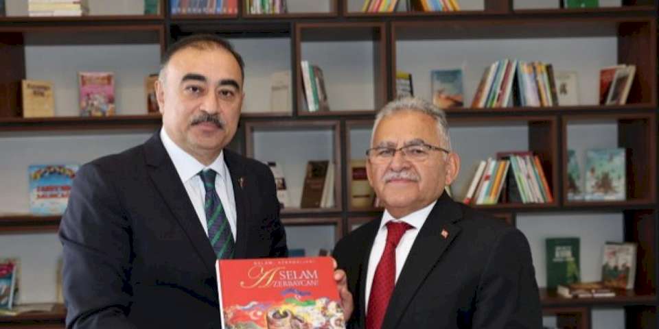 Memduh Büyükkılıç Azeri Büyükelçi'yi ağırladı