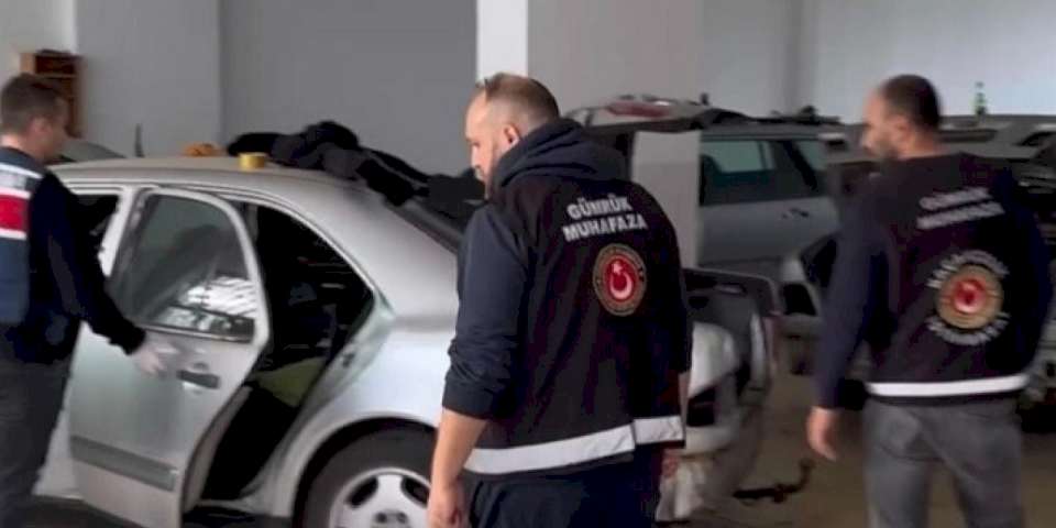 Düzce'de kaçak oto ve yedek parça operasyonu