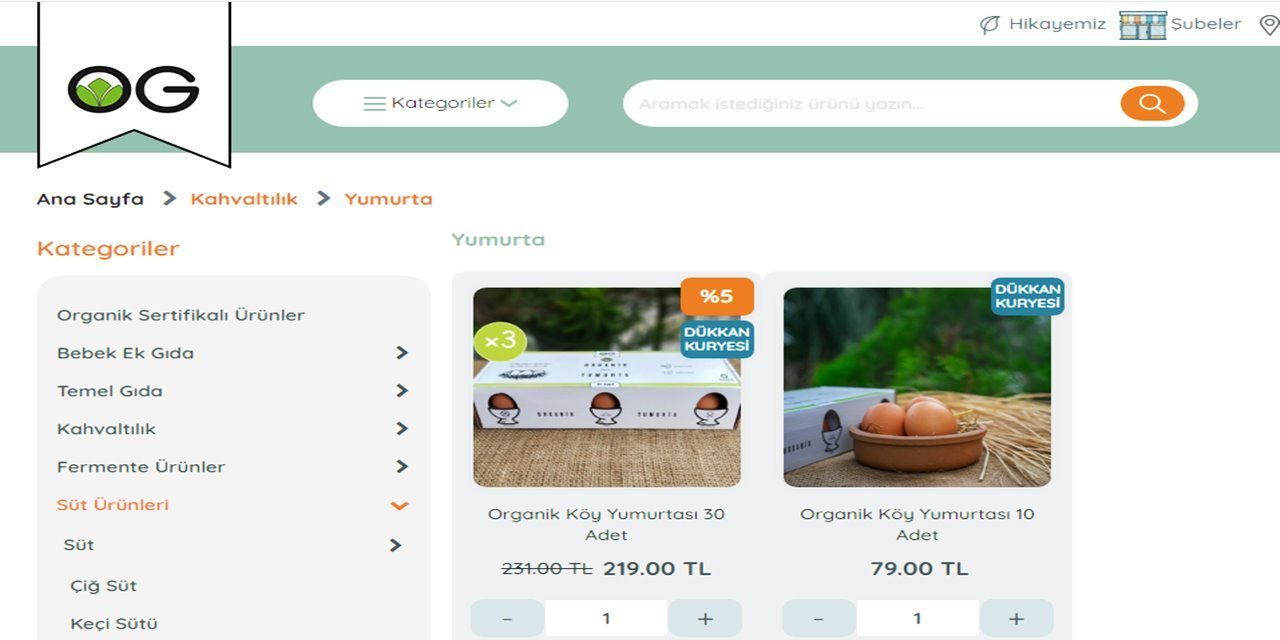 Organik Yumurta Fiyatları