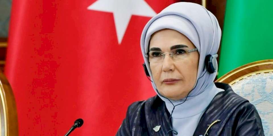 Emine Erdoğan'dan dünyaya çağrı... 'Filistin için tek yürek' toplantısı