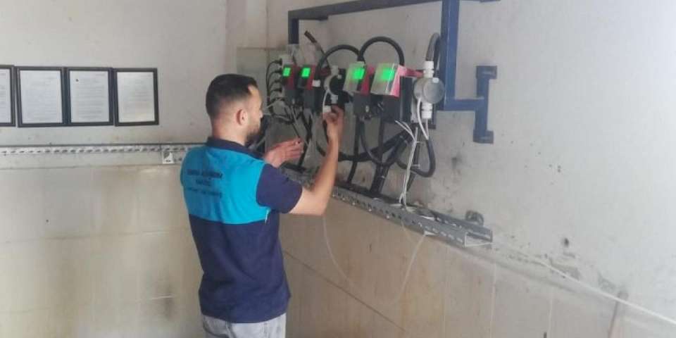 Manisa Karaağaçlı’nın içme suyu arıtma tesisine kontrol