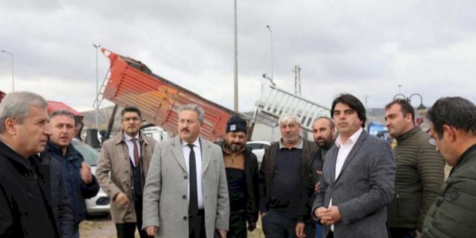 Kayseri Melikgazi'den Nakliyeciler Sitesi'nde çalışma