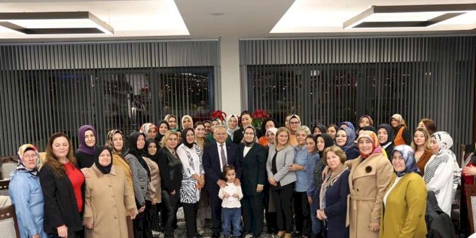 AK Parti Kayseri Kadın Kolları Büyükkılıç'ı ağırladı