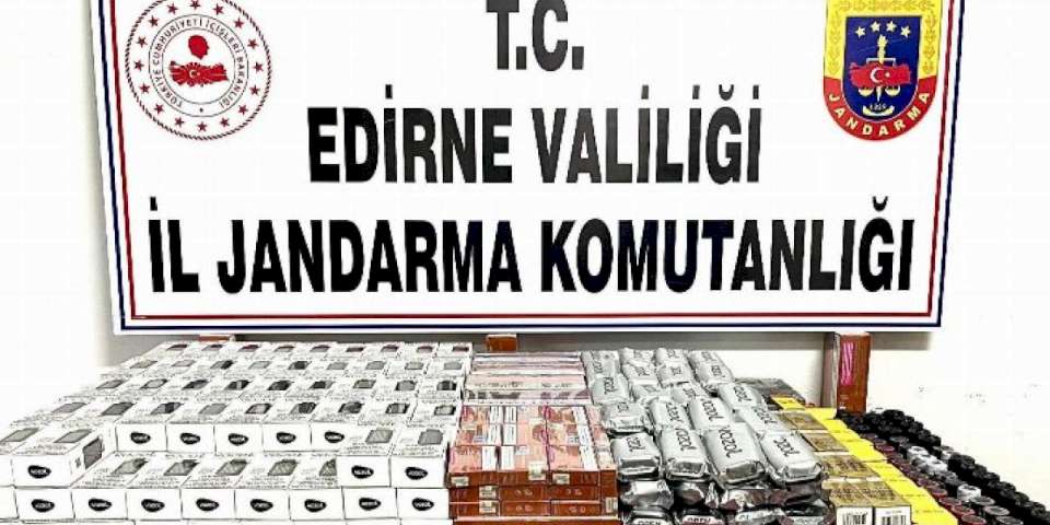 Edirne'de kaçakçılığa büyük darbe