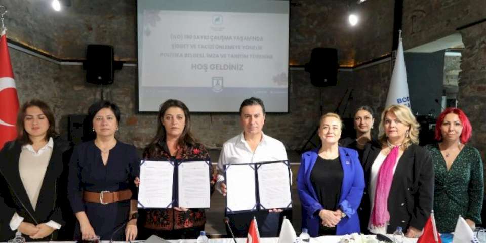 Bodrum'da ILO 190 Belgesi imzalandı