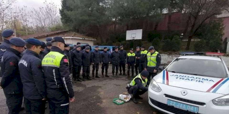 Keşan Jandarması'na 'trafik tedbirleri' eğitimi