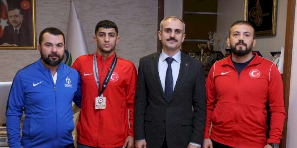 Başkan Çiftçi, Dünya ikincisini ağırladı