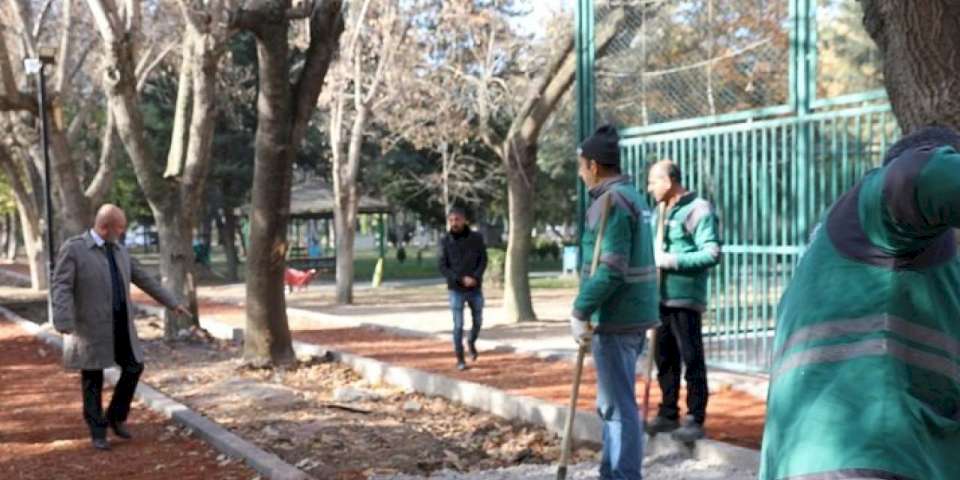 Kayseri Kocasinan'da parklar yenileniyor