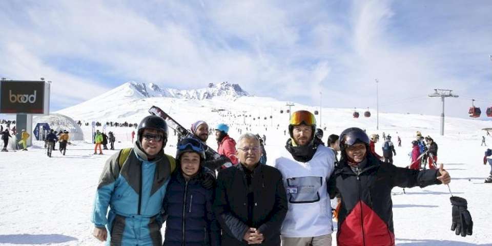 Erciyes Kayak Merkezi'nin ünü İngiltere'ye erişti