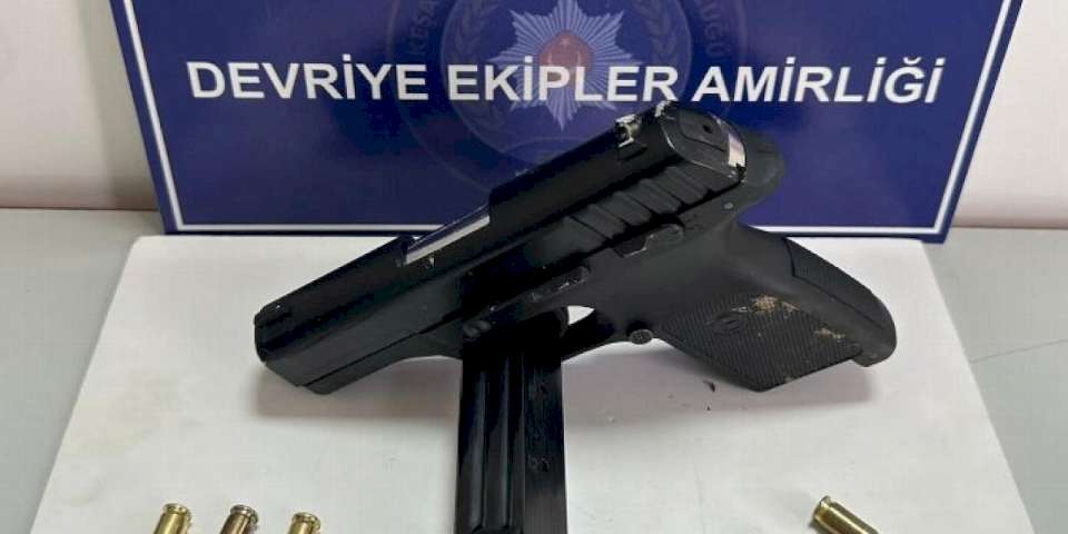 Keşan'da ruhsatsız silahla yakalandı