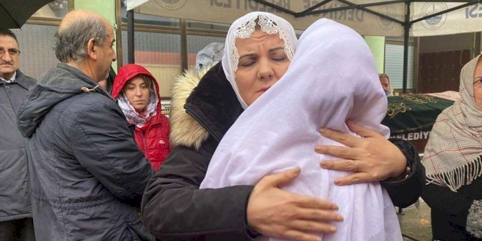 Vefakar başkan ekip arkadaşını sonsuzluğa uğurladı