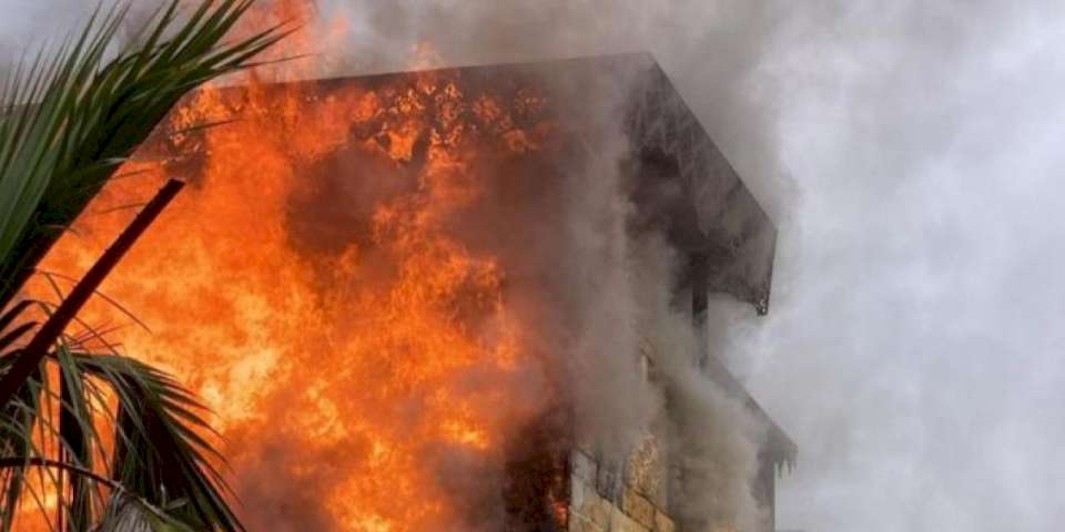 Film stüdyosundaki yangın!