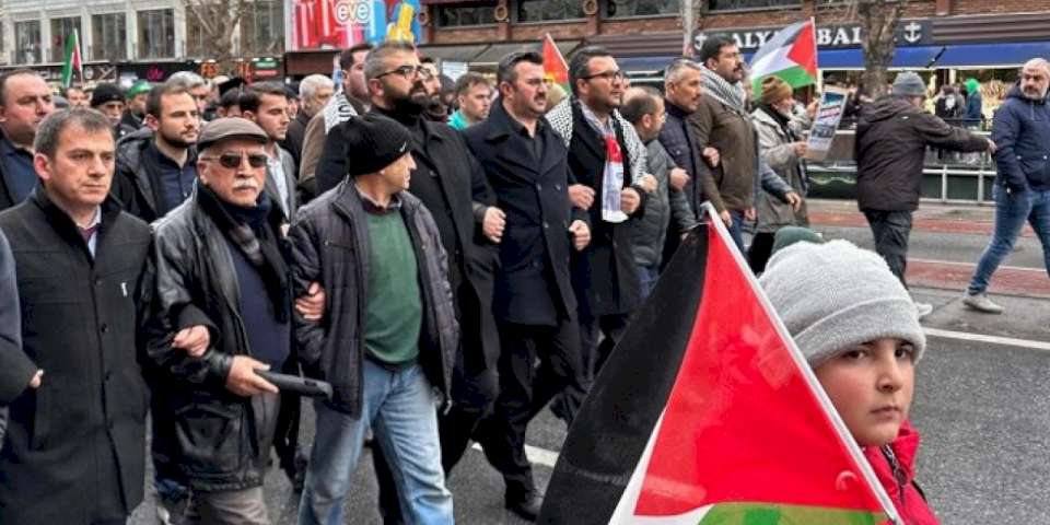 AGD Kayseri'den 'Büyük Filistin' Yürüyüşü