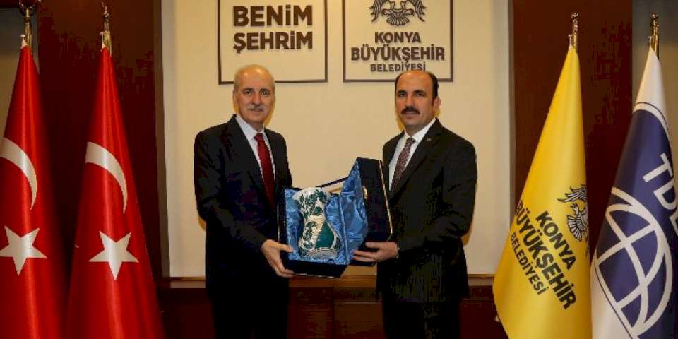 TBMM Başkanı Kurtulmuş'tan Konya'ya nezaket ziyareti