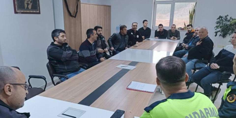 Keşan'da Jandarma'dan Tarım Müdürlüğü personeline trafik eğitimi