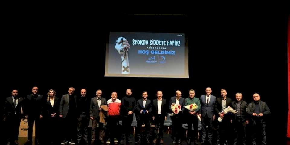 İstanbul Beylikdüzü sporda şiddete 'hayır' dedi