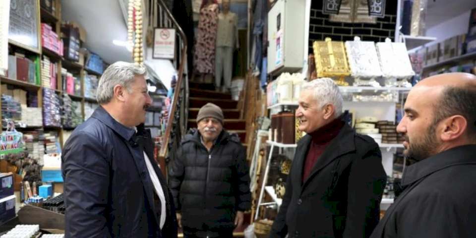 Kayseri Melikgazi esnafına Palancıoğlu ziyareti