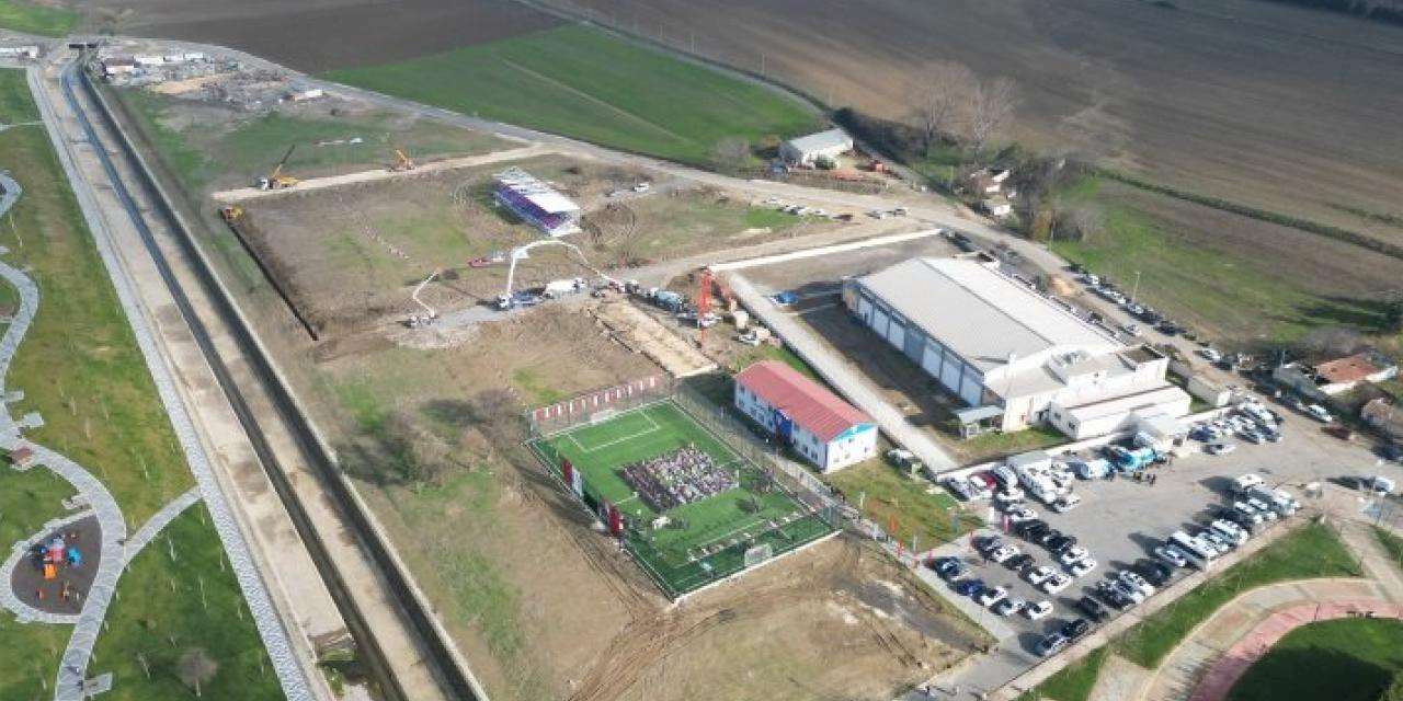 Silivri'de Spor Adası'nın temeli atıldı