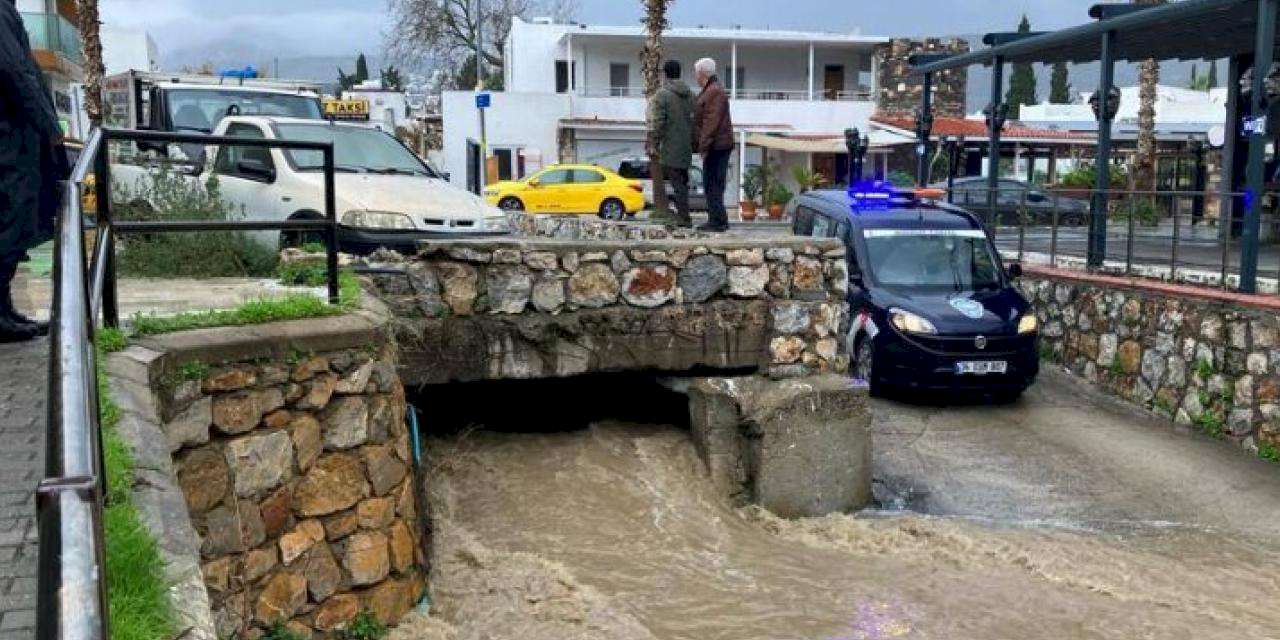 Bodrum'da yılın ilk gününde ekipler sahadaydı