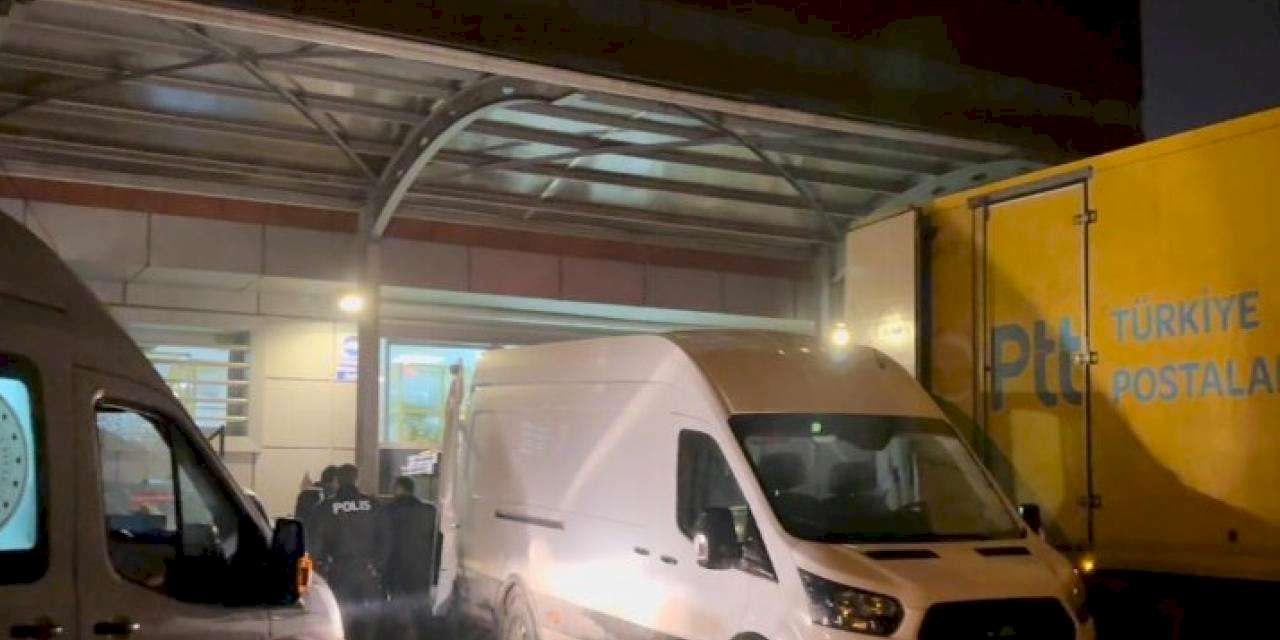 Düzce'de PTT'nin lojistik deposunda iş kazası