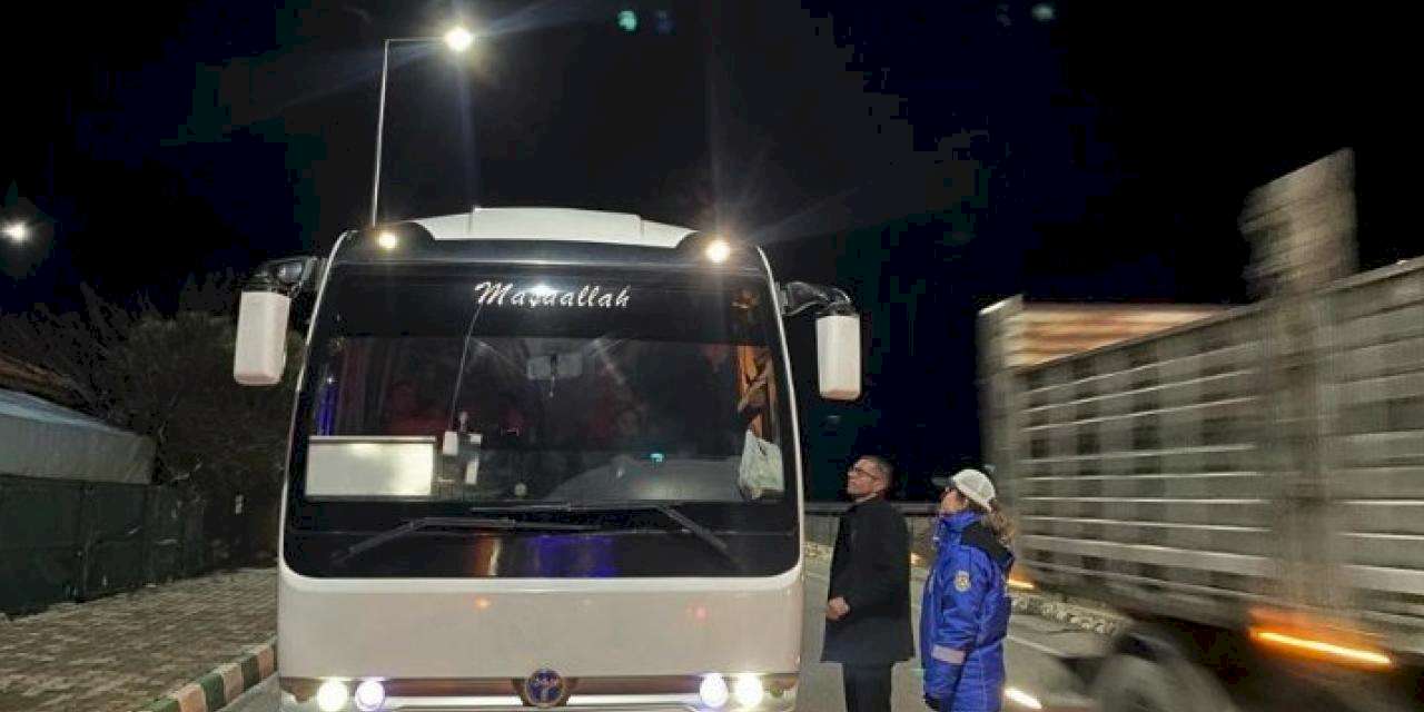 Manisa'da korsan taşımacılığa yakın takip!