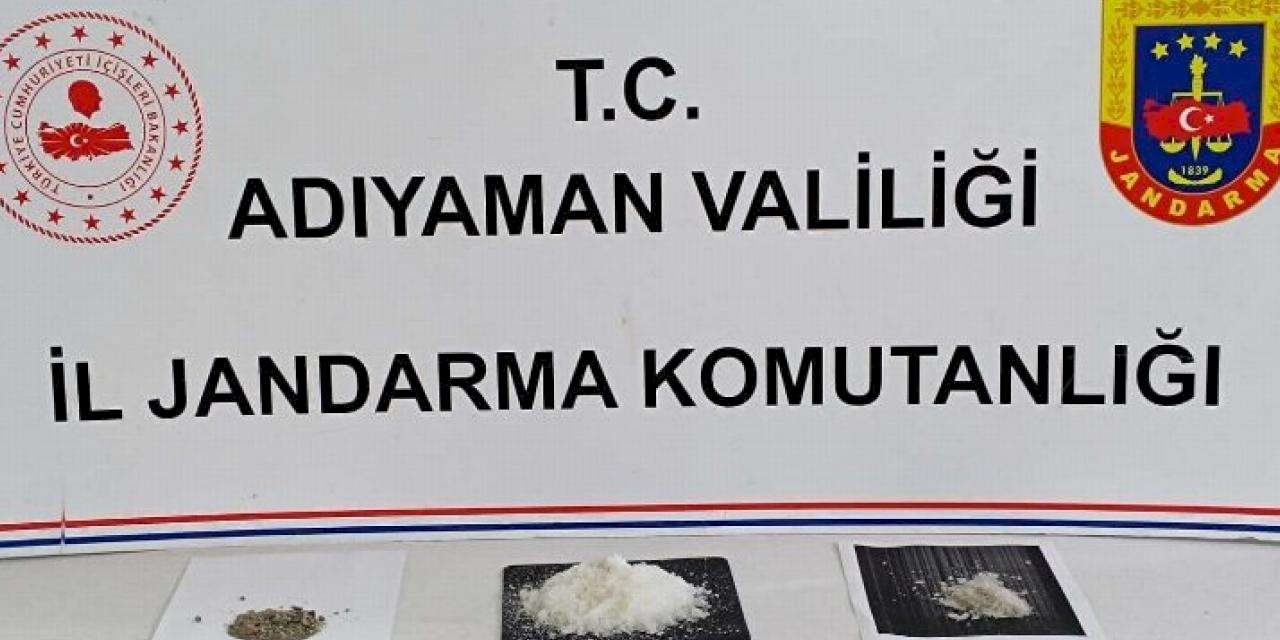 Adıyaman'da uyuşturucudan iki şüpheli adli makamlara sevk edildi