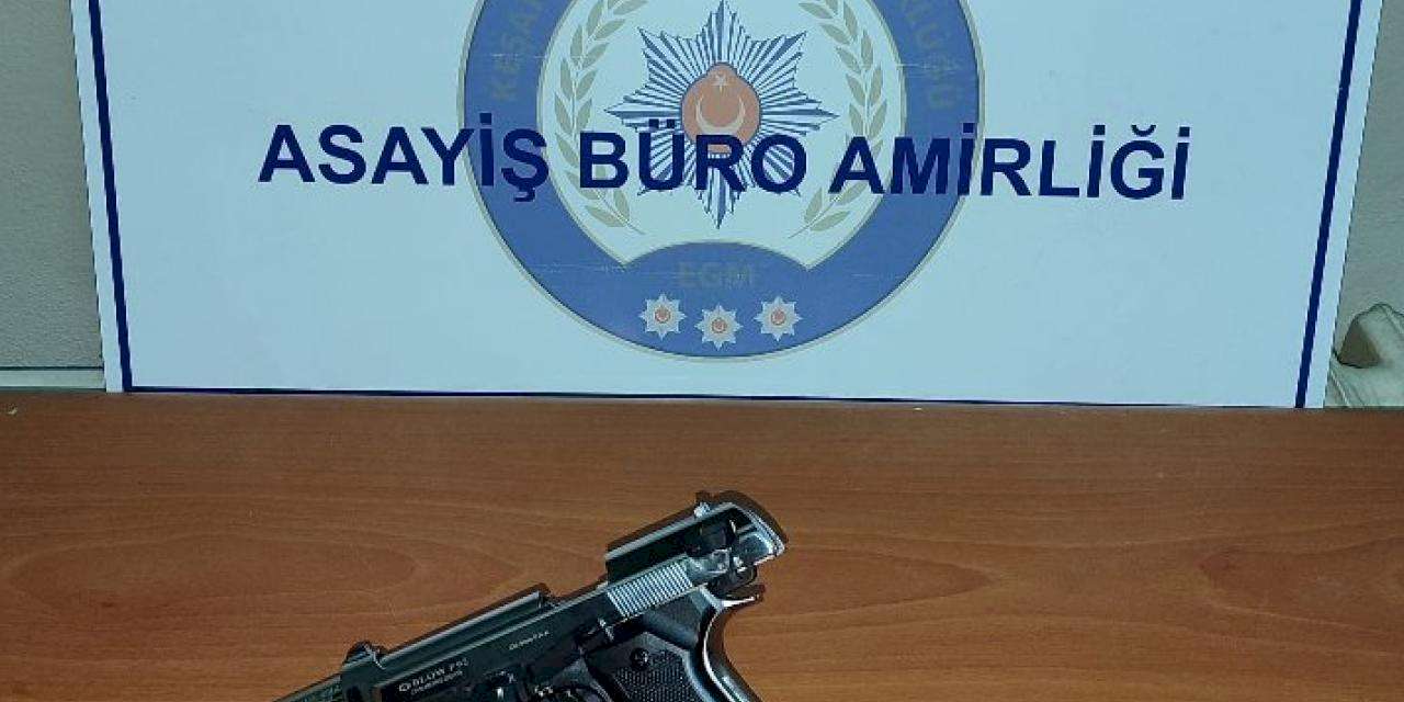 Edirne Keşan'da kuru sıkı tabanca ele geçirildi