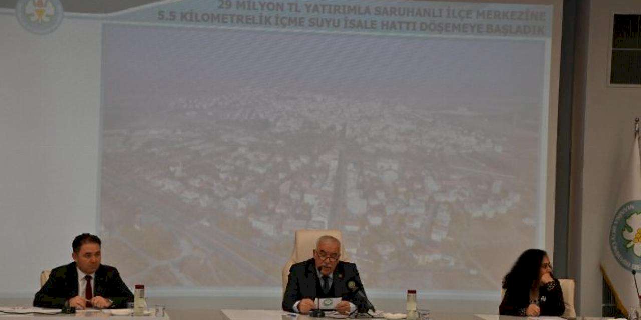 Saruhanlı’ya 29 Milyon TL’lik içme suyu yatırımı