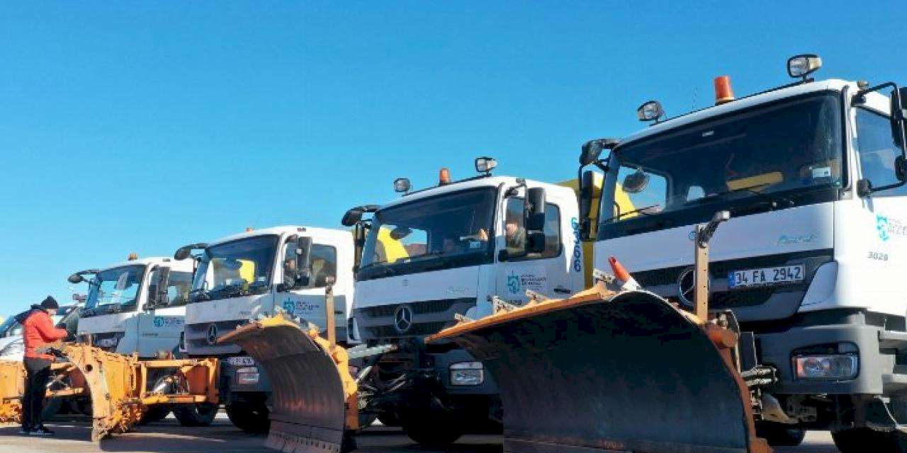 Kocaeli hafta sonu için karla mücadeleye hazır