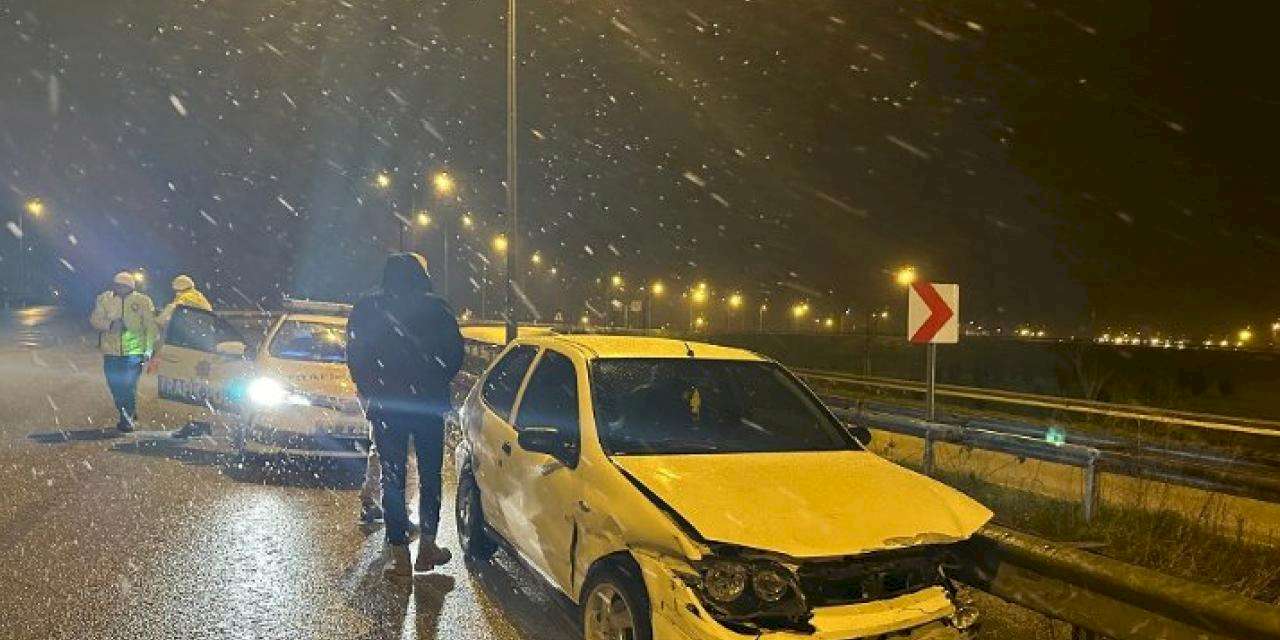 Düzce'de kaza... Sürücü aracını terkedip kaçtı!