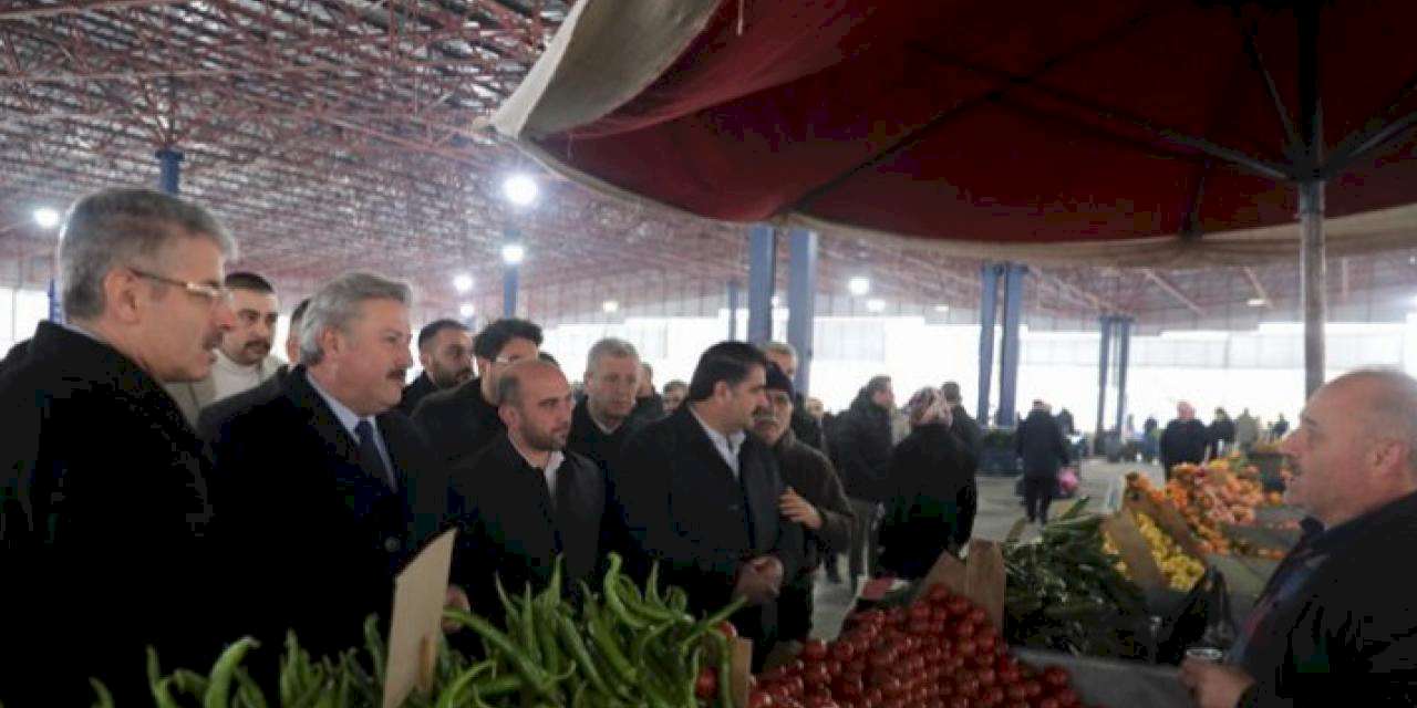 Kayseri Melikgazi'de esnafa ziyaret