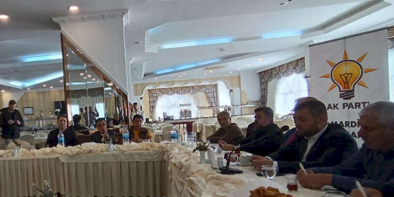 AK Parti Mardin İl Başkanı gazetecilerle buluştu