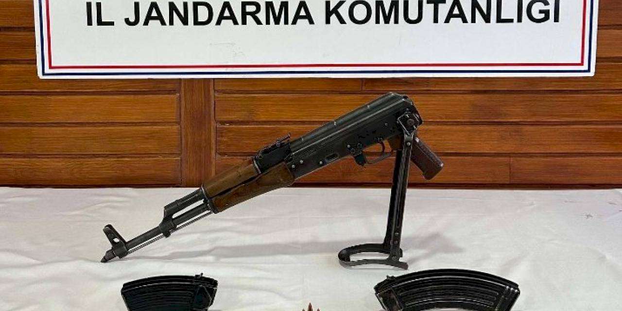 Adıyaman'da Jandarma evde piyade tüfeği ele geçirdi