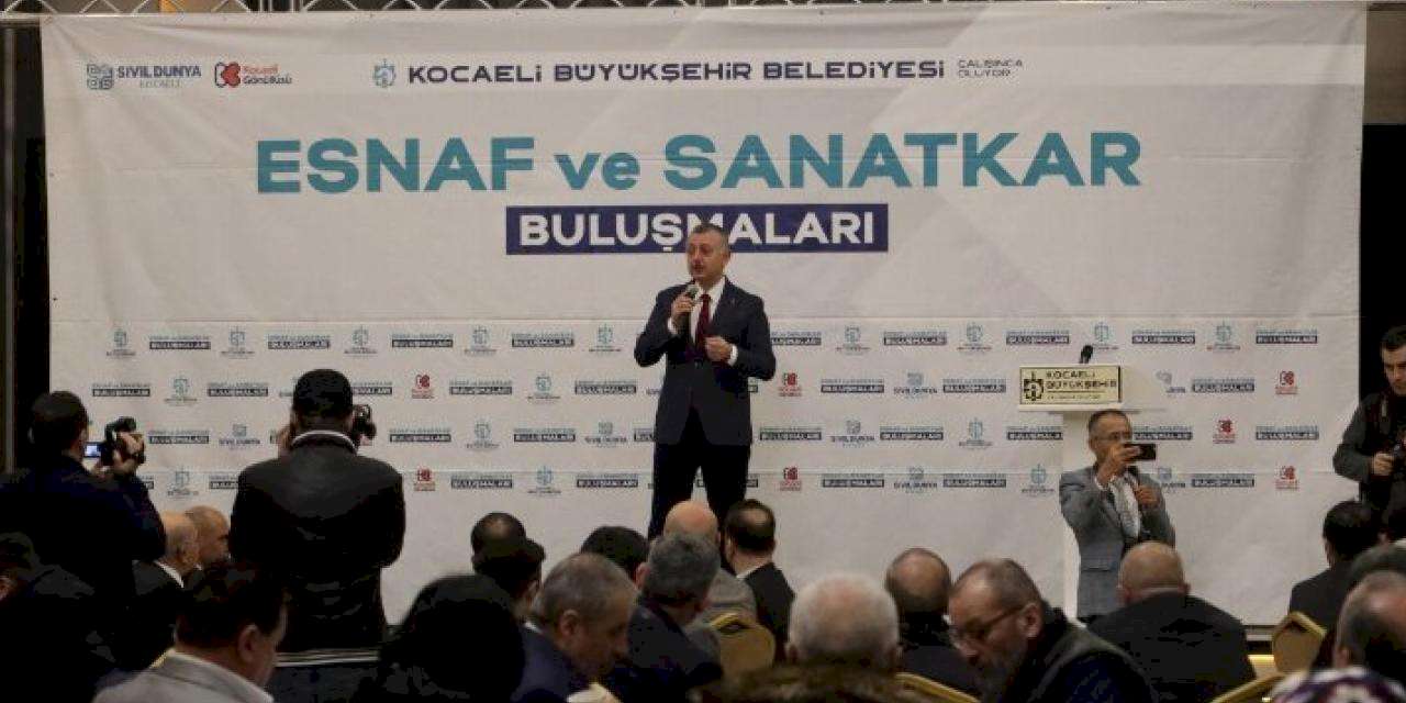 Başkan Büyükakın esnaf buluşmasında açıkladı... Körfez’in altyapısı büyük ölçüde tamamlandı