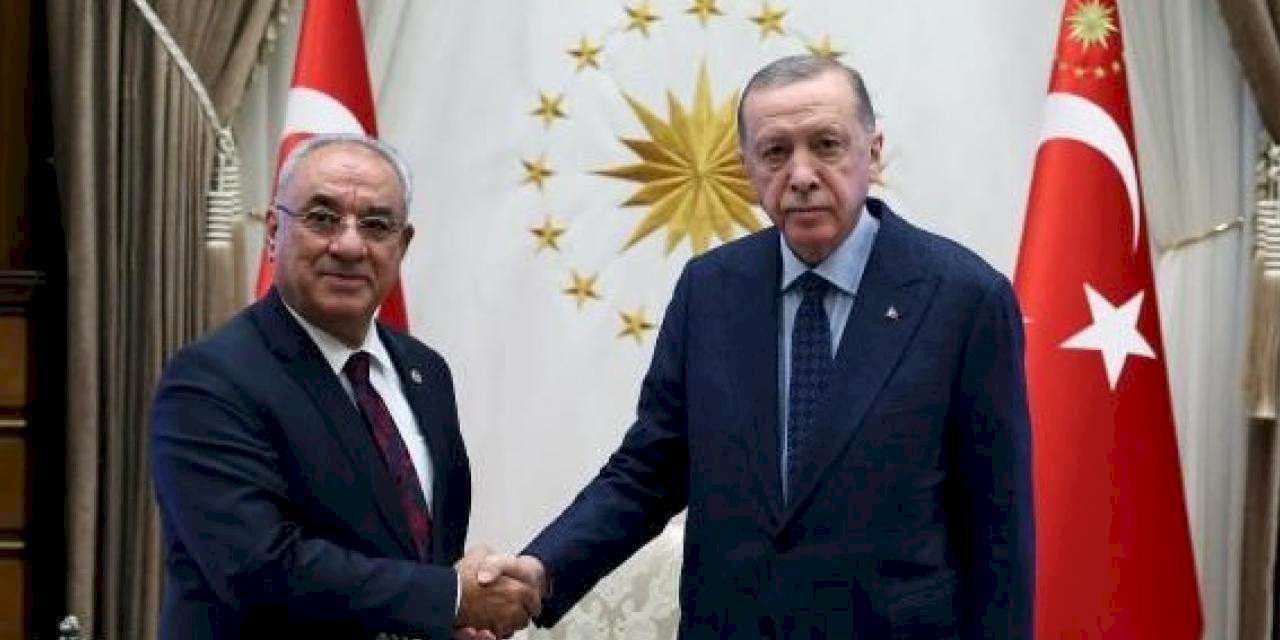 Cumhurbaşkanı Erdoğan, DSP ve BBP Genel Başkanlarını kabul etti