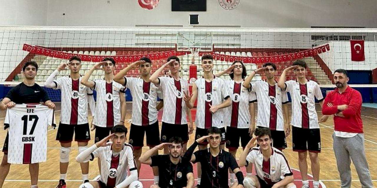 Gölcük Genç Erkekler voleybolda Kocaeli şampiyonu